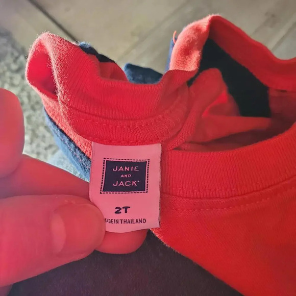 Janie and Jack and Jumping Beans Toddler Boy Shirt Bundle Size 2T Blue Red - Picture 4 of 12